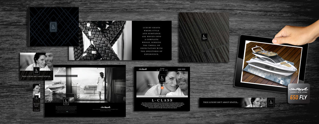 brandimage Collage of branding materials